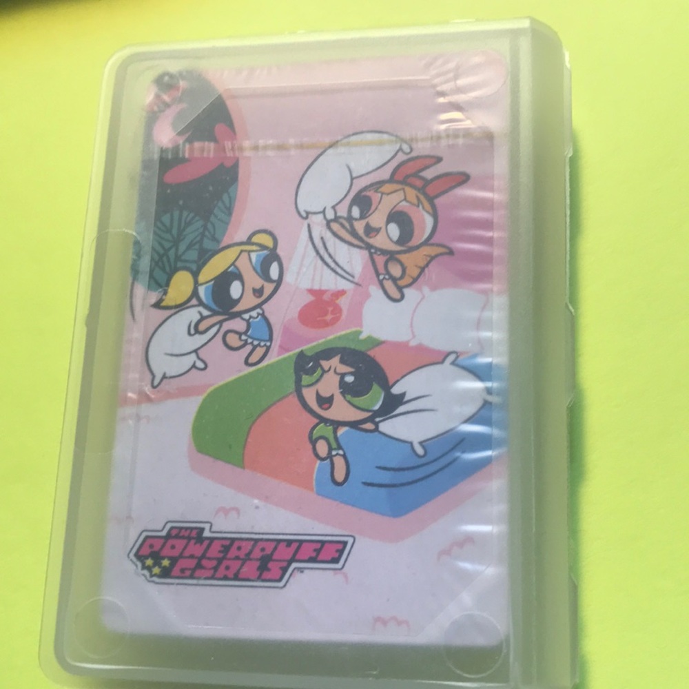 Power puff deck of cards